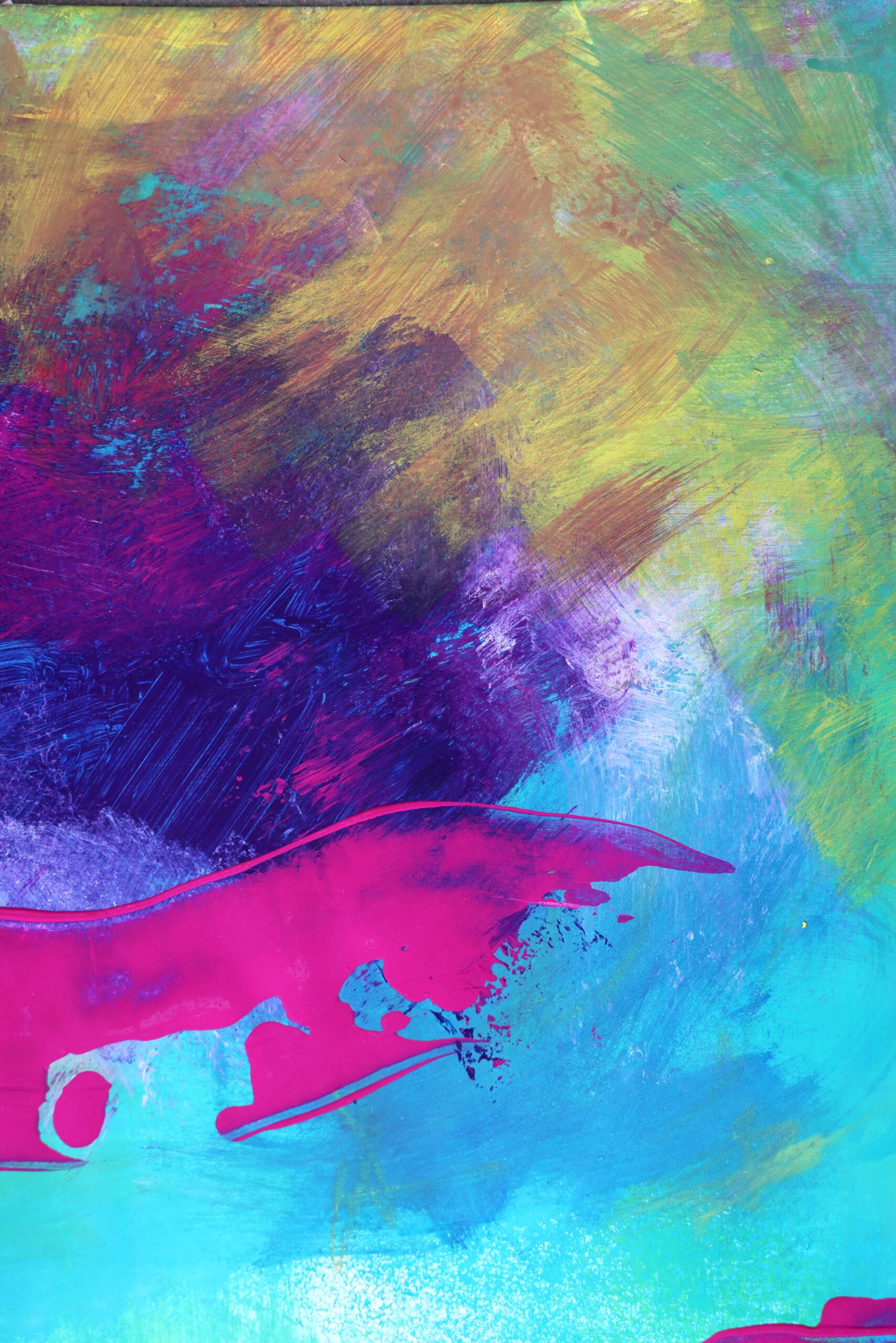 11 Gouachefarben, Pastellkreiden auf Papier